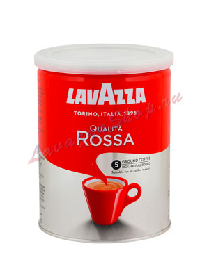 Кофе Lavazza молотый Rossa 250 гр ж.б.